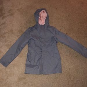 Girls North Face Rain Coat